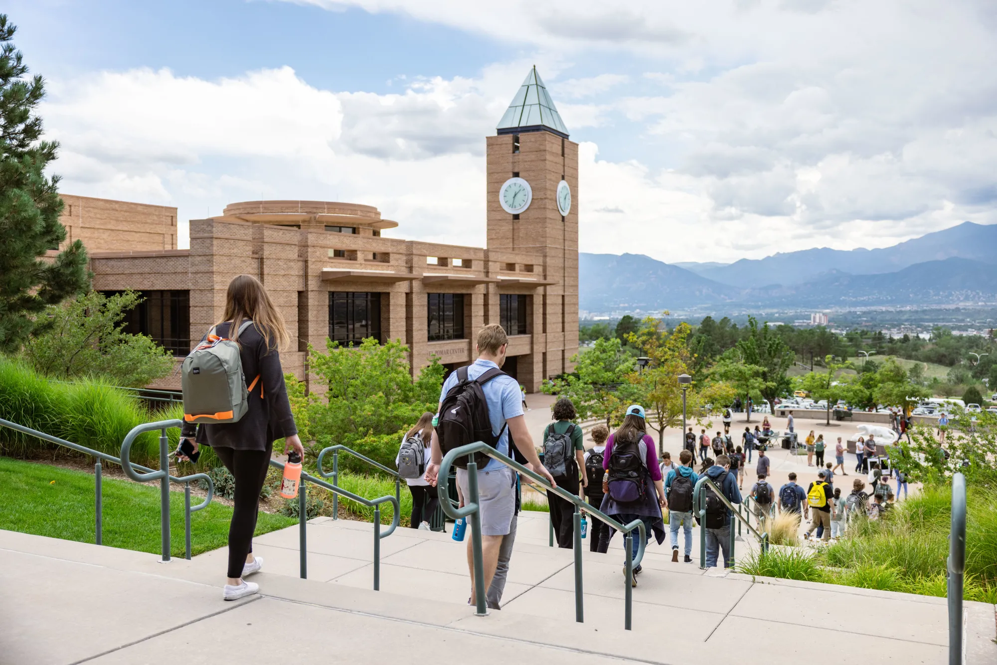 Students on UCCS Campus